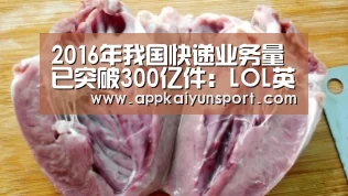 2016年我国快递业务量已突破300亿件:LOL英雄联盟投注 - 官方电竞竞猜平台官网(图4) 电竞直播